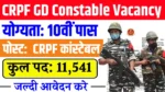 CRPF GD Constable Vacancy 2024