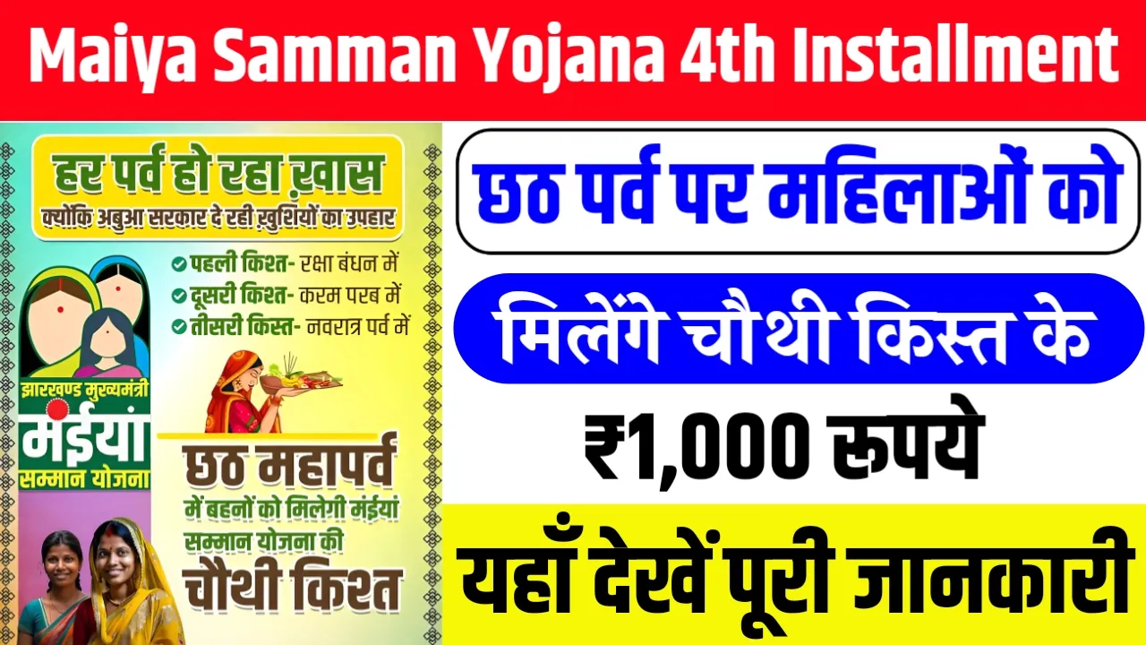 Maiya Samman Yojana 4th Installment Date