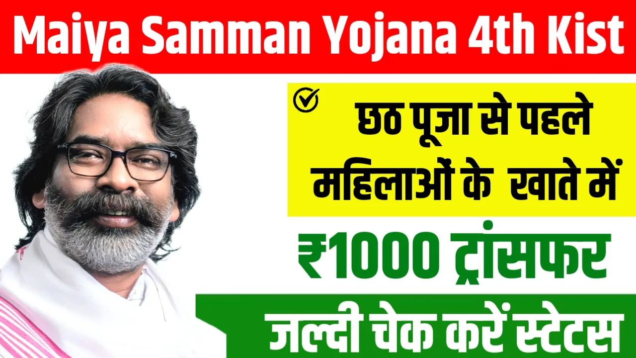 Maiya Samman Yojana 4th Kist