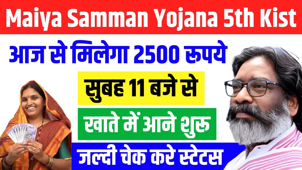 Maiya Samman Yojana 2500 Kab Milega