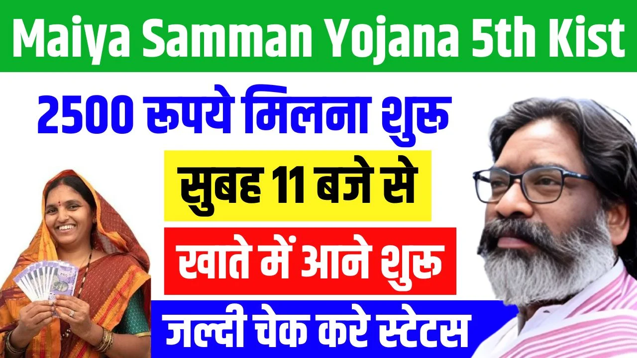 Maiya Samman Yojana 5th Kist