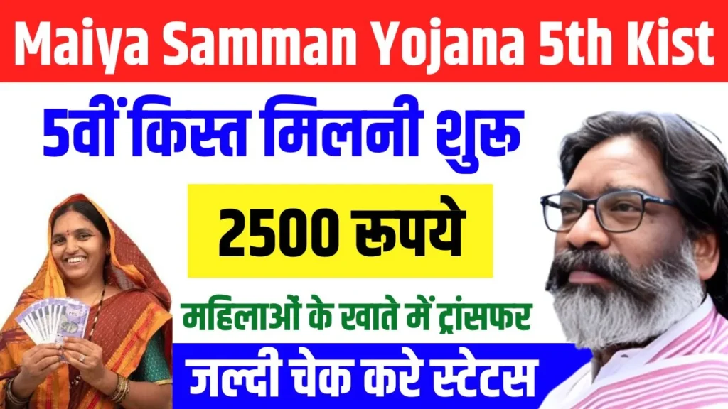 Maiya Samman Yojana 5th Kist