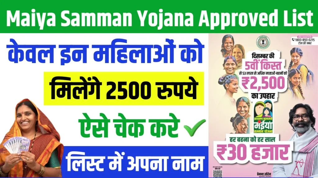 Maiya Samman Yojana Approved List