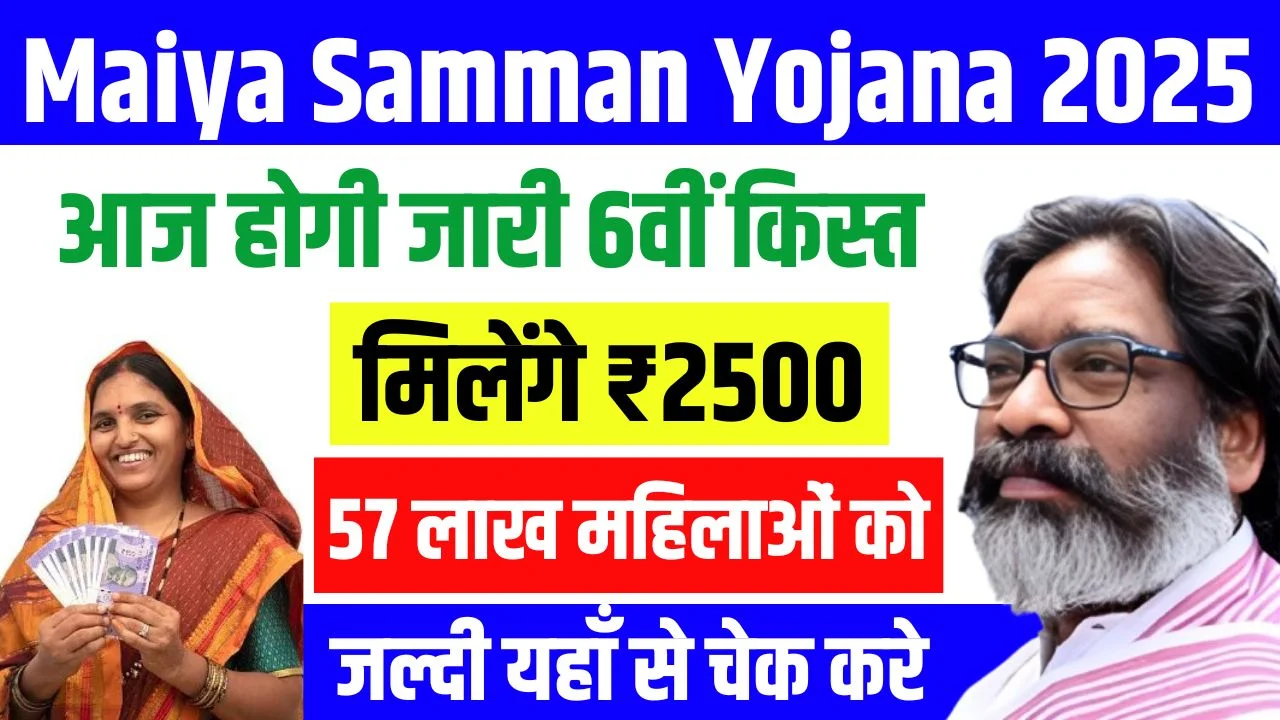 Maiya Samman Yojana 6th Installment Date