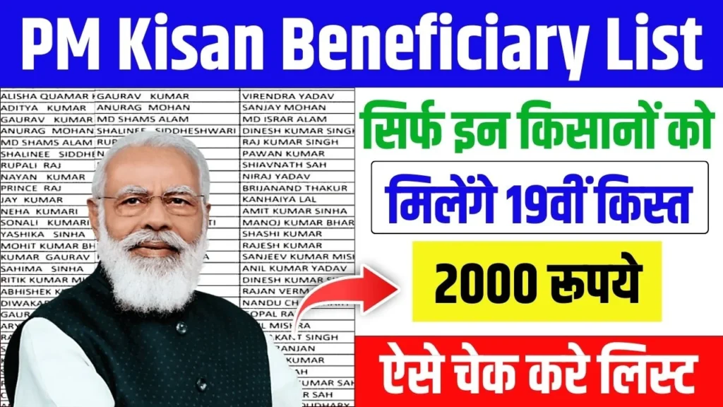 PM Kisan Beneficiary List