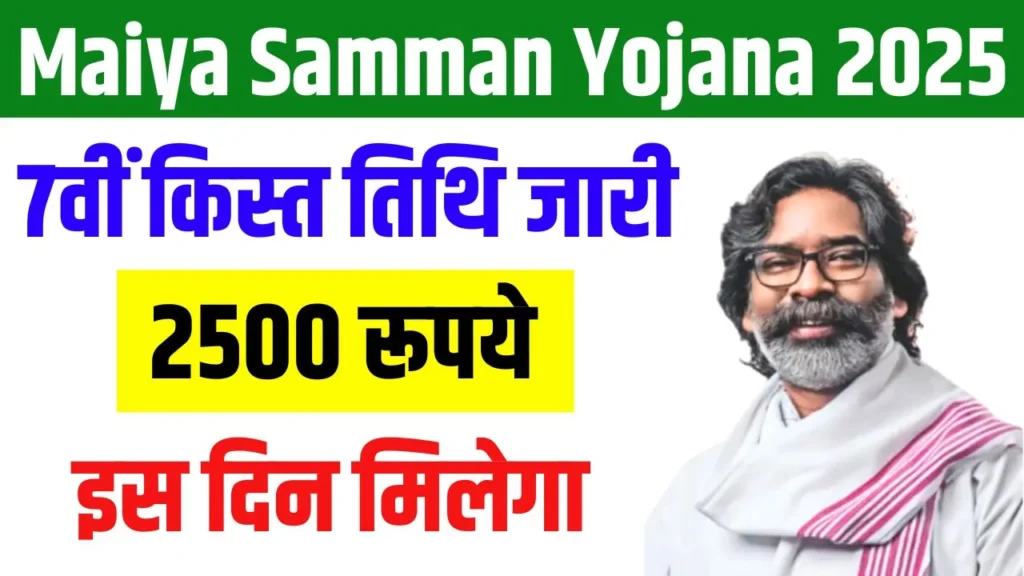 Maiya Samman Yojana 7th Installment Date