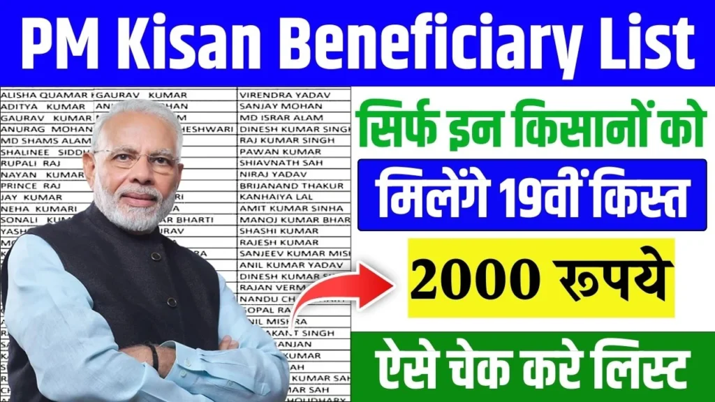 PM Kisan 19th Installment Beneficiary List 