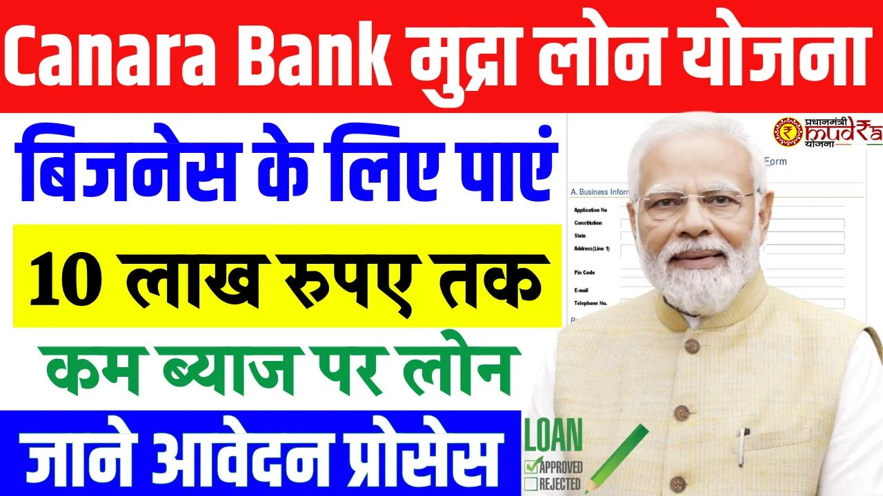 Canara Bank Mudra Loan Yojana