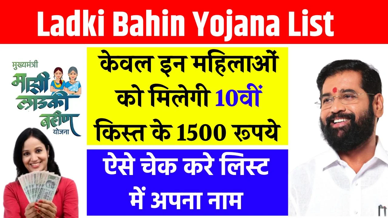 Ladki Bahin Yojana 10th Installment List