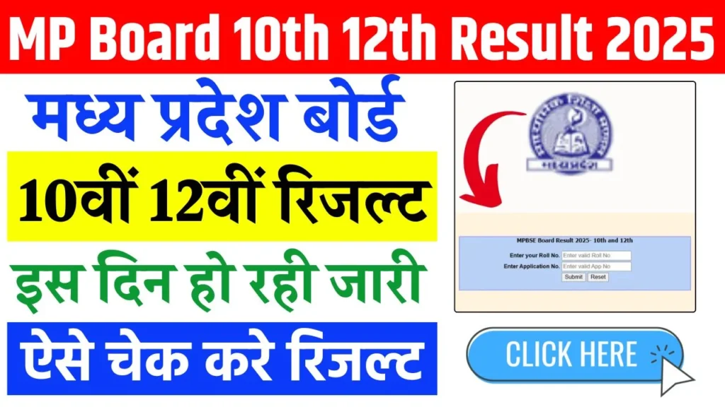 MP Board 10th 12th Result 2025