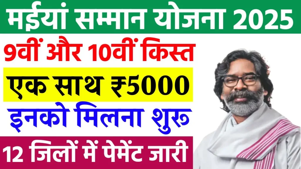 Maiya Samman Yojana 9th 10th Installment Release