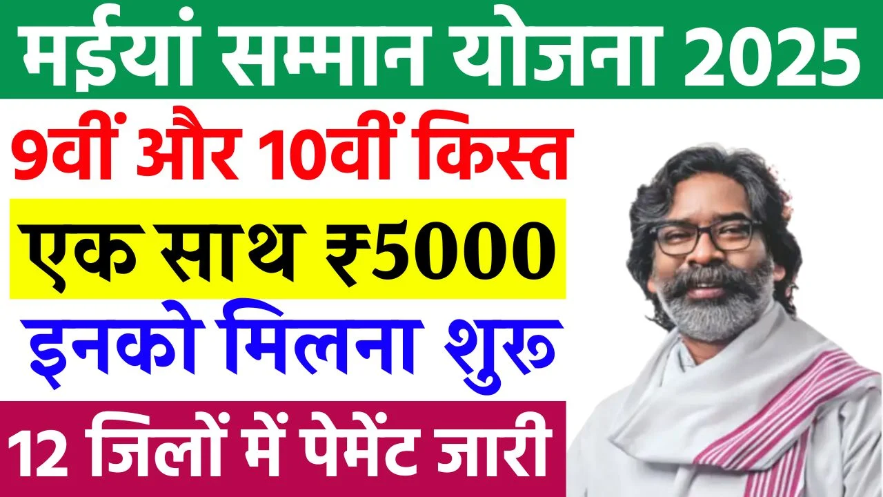 Maiya Samman Yojana 9th 10th Installment Release