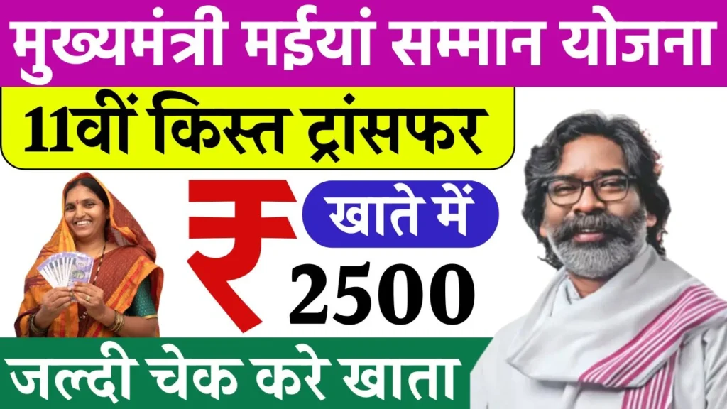 Maiya Samman Yojana 11th Kist Out